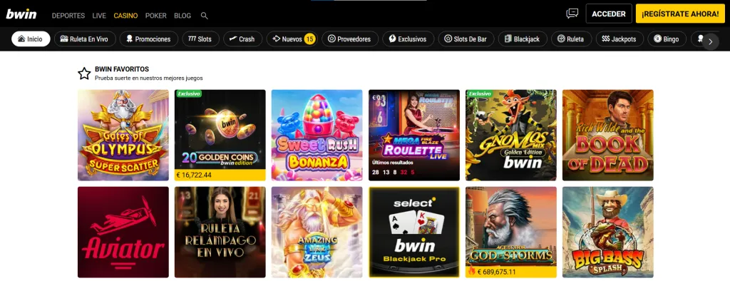 Bwin Exclusive Slots
